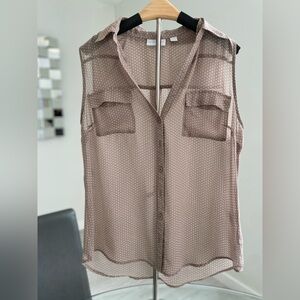 New York & Company Polka-Dot Tank, Woman’s Medium - Item 0005